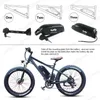 Batería de bicicleta eléctrica tipo delfín UPP 36 v 10ah con puerto USB batería de litio 36 v para 500 W 350 W Ebike