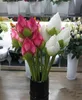 Yapay Çiçek Canlı 78cm Artificail İpek Lotus Bud Otel Ve Restoran Dekoratif Çiçek Yapay Gölet Simülasyon Tesisi EEA549