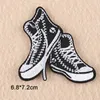 Punk Board Shoes Iron On Embroidered Clothes Patch For Clothing Stickers Garment Apparel Accessories