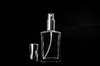 Оптовая продажа 50 мл квадратных стеклянных парфюмерных флакон пустой Parfum Clear Spray упаковки покрасневшие бутылки распылитель