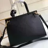 Lady handväskor purses plånböcker väskor klassiska högkvalitativa metalldelar cowhide äkta läder vanlig lady crossbody väska 338u