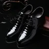 Lacklederschuhe Mode schwarze formelle Schuhe für Männer Oxford italienische Schuhe Männer Coiffeur Zapatos de Charol Homme schoenen mannen sapatos