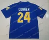 PITTSBURGH PANTHERS PITT 2019 #24 JAMES CONNER 8 PICKETT 1 LARRY FITZGERALD Royal Blue White 스티치 NCAA College Football Jersey253A