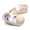 Baby mockasins skor nyfödda baby flicka skor bowknot mjuk botten sneakers första vandrare vår prinsessor skor