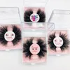 Nuevo 3D Mink Theses Fluffy 25mm Pestañas de visón Pestañas falsas pestañas súper largas Eyelash Extensión Pestañas de visón para maquillaje