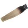 Pair Weaves Extension1 Bundle 100% Haper Hair100g Ombre Blonde Бразильские прямые человеческие пакеты волос