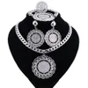 Braut Geschenk Nigerian Hochzeit Afrikanische Perlen Schmuck Set Marke Frau Mode Dubai Gold Farbe Halskette Set
