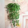 90 cm de longueur suspendus feuilles de vigne verdure artificielle fausses plantes feuilles guirlande maison jardin décorations de mariage décoration murale