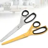 Golden Silver School Scissors Asymmetric Scissors Minimalist Design Office Household Professional Tailor Scissors