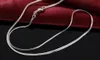 2mm sterling silver chain necklace