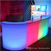 2019 luminous LED bar balcão impermeável recarregável RundBar LED Bartresen Mobiliário de Mobília Mudança Clube Garçom bares Discoteca Festa