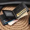 İhracat Sıcak Satış Yeni stil Erkek Marka Tasarımcısı deri lüks çanta cüzdan erkekler için kısa çapraz yüksek kalite Kısa Çapraz cüzdanlar ücretsiz kargo