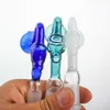 Colorido Cráneo Vidrio Quemador de aceite Tubos 10 mm 14 mm 18 mm Hembra Macho Grueso Pyrex Tubería para tubería de agua Bong