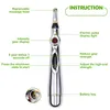 Elektronisk akupunktur Pen Electric Meridians Therapy Heal Massage Pen Meridian Energy Pen Relief Smärtverktyg Massage Tool4377084