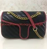 Hot Sale Top Quality PU Womans Handbags 26cm Women Gold Chain Strap Tote Bag Shoulder Bags Cross body Bag Female Messenger Bag Purse 443497
