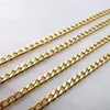 in bulk groothandel goud 5 stks lot 5mm / 8mm 24 '' rvs gladde stoeprand ketting mode punk heren sieraden bestseller