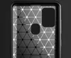 Carbon Fiber Texture Magro Armadura escovado TPU caso capa para Samsung Galaxy A01 A11 A21 A31 A41 A51 A71 5G 5G A21S M21 M31 CRexpress