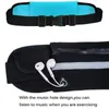 Best Selling Unisex Waist Bags Men Women Fashion Casual Wallet Cross Body Bags with Music Hole Design Phone Purse Sport Outdoor High Quality