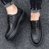 Sıcak Satış-erkek Elbise Ayakkabı Kap-Toe Oxford İş Ayakkabıları Tam Tahıl Erkek Deri Schuhe