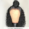 Braziliaanse Krullend Full Lace Menselijk Haar Pruiken voor Black Dames Bob Lacefront Braziliaanse Krullend Korte Haar Pruik Lijmloze Pre Geplukt Gebleekte Knopen