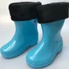 Hot Sale-m Baby Rain Shoes Child Four Seasons Currency Boots Plus Velvet 0