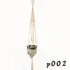 2020 POT HANGER Handgjorda Macrame Plant Hanger Flower Pot Hanger Jute Retro Flower Pot Hang Rope för väggbalkongdekorationer M28867622