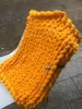 Wolldecke Warme Grobstrickdecke Dickes gewebtes Garn Merinowolle Sperrige handgefertigte Strickdecken 14 Farben WX9-18
