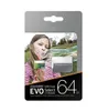 EVO Select Plus – carte micro sd pour smartphone, 32 go, 64 go, 128 go, 256 go, capacité réelle, carte TF, caméra HD 4K, carte de stockage, 100 mo, 7132435