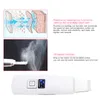 LCD Ultrasonic Skin Diagnos System Scrubber Blackhead Removal Spa Vibration Massager Ultraljud Peeling Clean Machine Face Cleanser