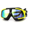 Lunettes de natation confortables en Silicone, grand cadre, Anti-buée, UV, masque de natation pour hommes et femmes, étanche, Sports aquatiques, 270G