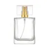 30ml 50ml Empty Glass Perfume Bottles Travel Square Spray Atomizer Refillable Bottle Scent Case 2styles RRA2357