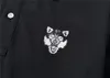 Yeni Moda Hayvan Baskılı # 89 Erkekler Polo Gömlek Yaka Yaka Slim Fit Kısa Kollu Rahat Klasik Iş Erkek Pamuk PP Polos Tops gömlek