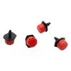 50 Pcs Adjustable equipments Dripper Red Micro Drip Irrigation Watering Anti-clogging Emitter Garden Supplies for 1/4 inch Hose