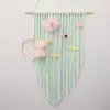 Baby Girl Hair Bows Storage Belt Barrette Hairband Organizer Kids Rainbow Color Hair Clip Holder DIY Hanging Storage Headband display CYP672