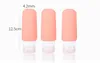 New 3oz Travel Dispenser Silicone Bottle FDA Leak Proof Silicone Cosmetic Travel Size Toiletry Containers For Shampoo Lotion Soap SN4278