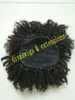 120 g hohes Afro-Pferdeschwanz-Kordelzug-Chignon-Haarteil, kurzes menschliches, verworrenes, lockiges Kunsthaar, Dutt, Hochsteckfrisur, Clip-in-Haarverlängerungen