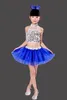 Barnens kostymer Kindergarten Dance Costumes Girls Fluffy Kjolar Barnens moderna Jazz Dance Sequins Performance Clothin