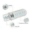 50x T10 W5W LED -bil inre ljus COB Silikon Auto Signal Lamp 12V 194 501 Sidan Kilparkeringsbulas för bilstyling8652368