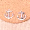 70pcs Charms Anchor Sea 22 * ​​20 mm Antique Alut Ajustement, argent tibétain vintage, bijoux fait à la main bricolage