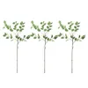 Yapay Plastik Okaliptüs Ağacı Şube Yaprağı Düğün Dekorasyon için Çiçek Düzenleme Bahçe Noel Faux Ipek Yeşil Bitki