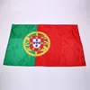 Bandiera del Portogallo 3 piedi x 5 piedi Bandiera appesa Poliestere Egitto Bandiera nazionale Banner Outdoor Indoor 150x90cm per celebrazione