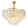 Belle conception de luxe lampe en cristal lustre moderne éclairage AC110V 220v lustre LED salle à manger lustre foyer lumières