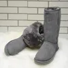 Designer-herr Klassiska långa stövlar Dam Snowboots Vinterkängor läderkänga US STORLEK