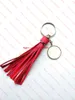 Nouvelle arrivée sublimation Long Coue-Tassels Keychains Fashion Key Ring Transfer Impression Consommables 13 Colours5935310