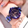 DIMINI Mode Luxe Dames Crystal Horloge Waterdichte Rose Gold Steel Quartz Dames Horloges Top Merk Klok Relogio Feminino Saat