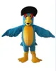 2019 Korting Factory Sale A Blue Parrot Mascottekostuum voor volwassenen om te dragen te koop voor feest