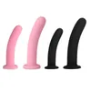 Smooth Anal Plug Bullet Vibrator With Suction Cup Vagina Massage Dildo Butt Plug Anal Prostate Massager Sex Toys for Woman Men Y191022