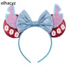 2020 Glitter Mouse Ears pannband Kvinnor Easter Ear Sequin Bow Hair Band Girls Hair Accessories pannband MUJER8005464