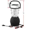 Hot Solar Portable Lanterns Solar Camping Lyktor 36 LED Camping Ljus Solar Handlampa Uppladdningsbart Ljus Utomhus Camping Lantern Freeship