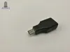 500pcs / lot USB En kvinna till Mini B Male 5pin Adapter Converter Jack